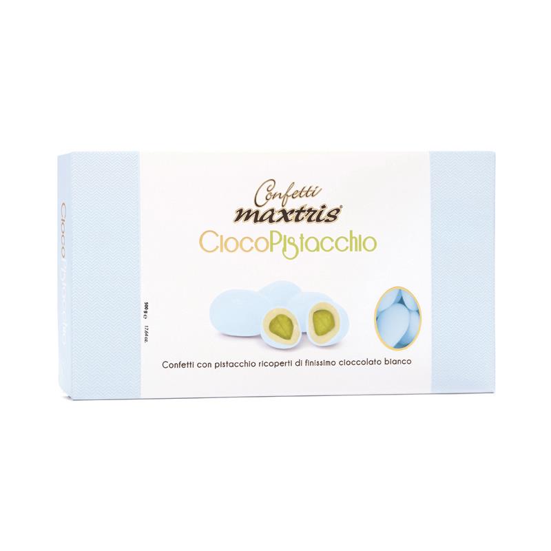 Confetti Ciocolato Pistacchio Azzurri 500g CONFETTI MAXTRIS