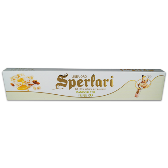 Torrone Mandorlato Tenero LINEA ORO 150 g SPERLARI