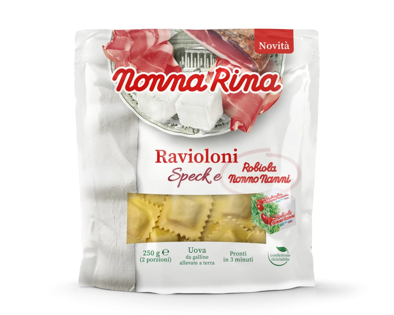 Ravioli Speck e Robiola 250g NONNO NANNI