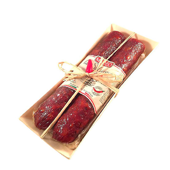 La Doppietta Calabrese Piccante / Kalabresische, scharfe Salami 350 g MADEO