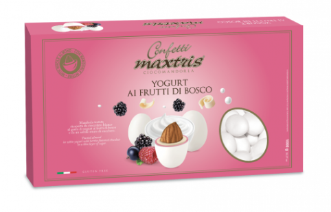 Ciocomandorla Yogurt Frutti di Bosco 1kg CONFETTI MAXTRIS