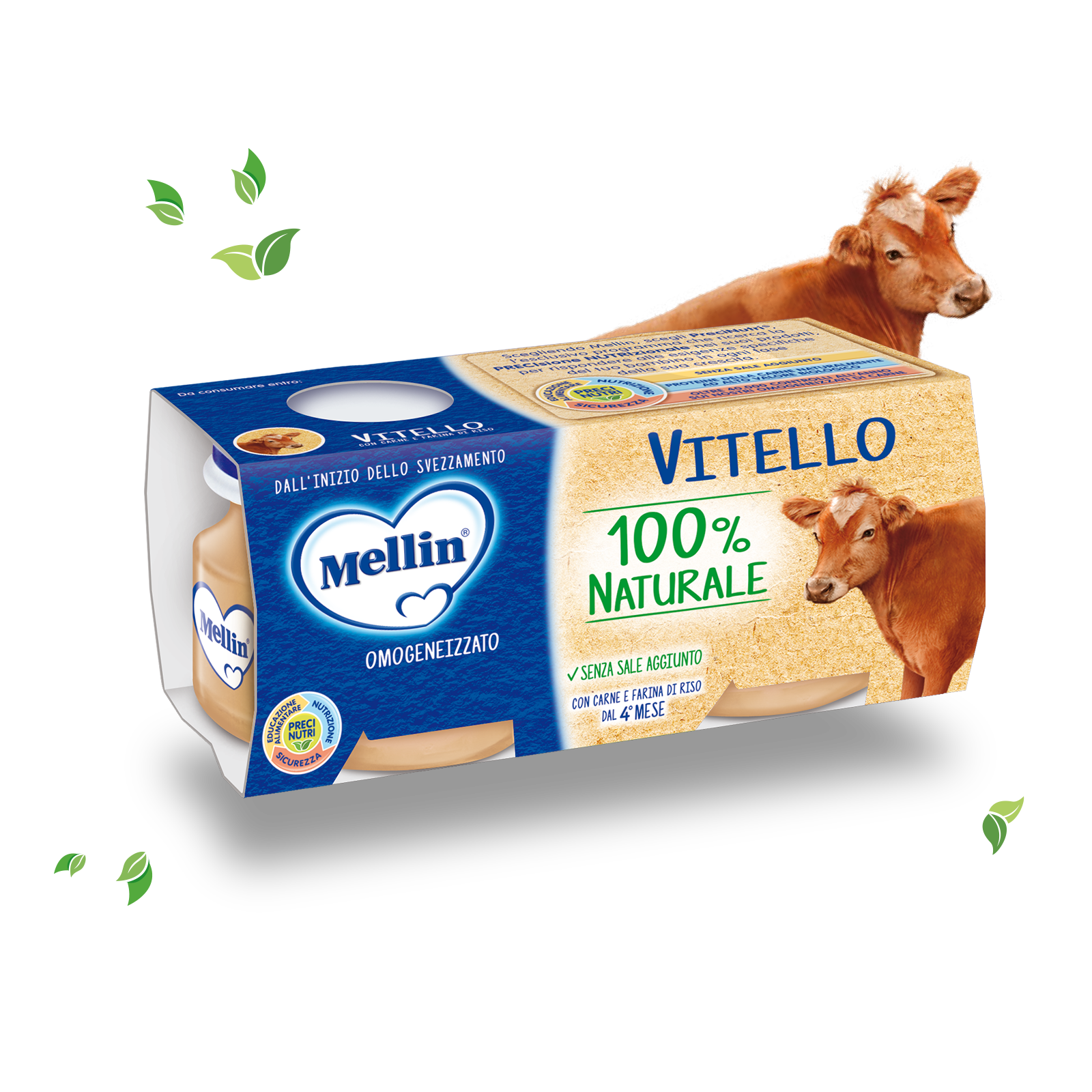 Mellin Omo Vitello 2x80g