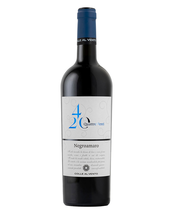 Negroamaro Quattro Venti 0,75 L COLLE AL VENTO Negroamaro Quattro Venti 0,75 L COLLE AL VENTO