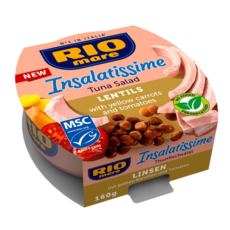 Insalatissime Tonno e Lenticchie 160g RIO MARE / Thunfischsalat mit Linsen
