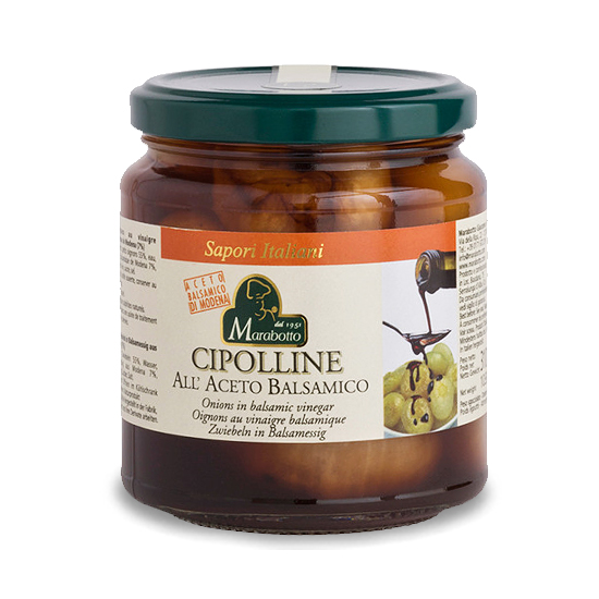 Cipolline All`aceto Balsamico / Zwiebeln in Balsamessig 310 g MARABOTTO
