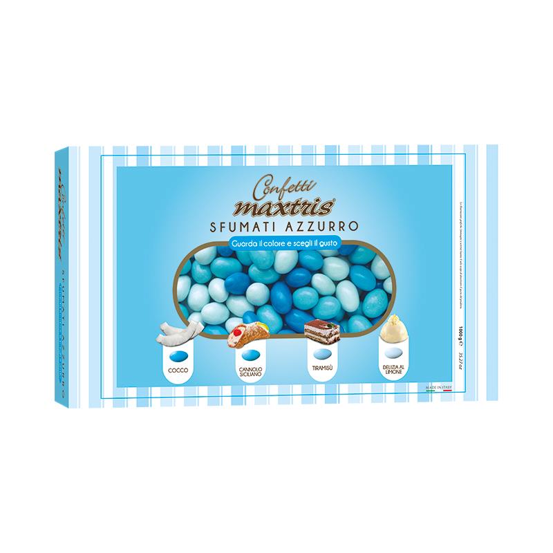 Confetti Sfumati Azzurro 1kg CONFETTI MAXTRIS