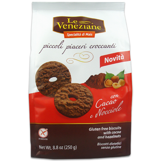 Biscotti con Cacao Nocciole 250 g Glutenfrei LE VENEZIANE