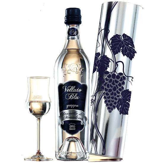 Grappa di Brunello di Montalcino Velluto Blu 0,7 L GIORI Grappa di Brunello di Montalcino Velluto Blu 0,7 L GIORI