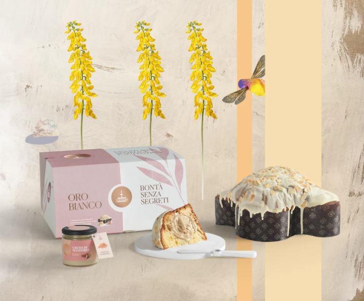 Colomba Oro Bianco + Crema di Mandorla 1kg FIASCONARO