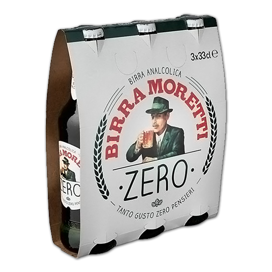 Birra Moretti Zero / Moretti Bier Alkoholfrei 3x33cl
