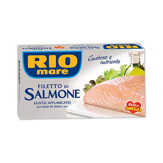 Filetto di Salmone Affumicato / geräucherter Lachs 150 g RIO MARE