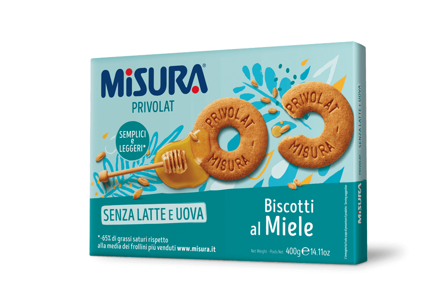 Biscotti al Miele PrivoLat 400g MISURA