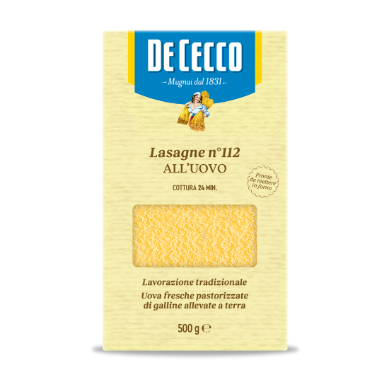 De Cecco 112 Lasagne Gialla all´Uovo 500g