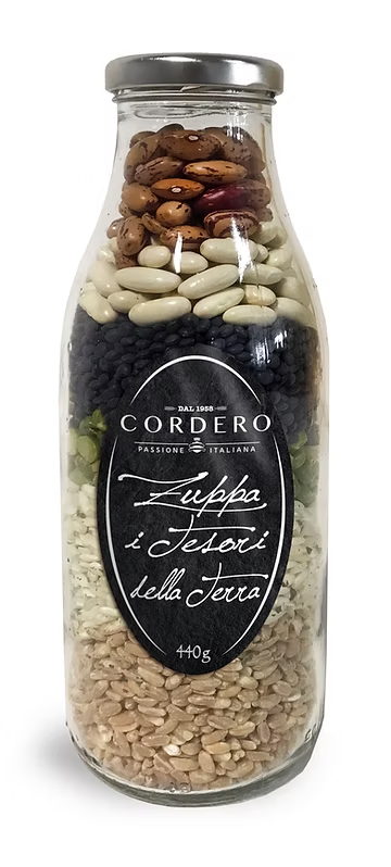 Bottiglia Zuppa i Tesori della Terra 440g CORDERO