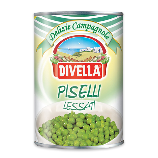 Piselli Lessati / Erbsen 400 g DIVELLA