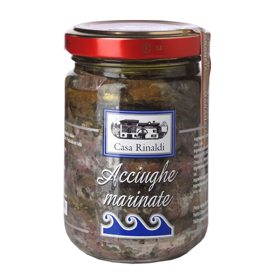Acciughe Marinate / Sardellen mit Olivenöl 130 g CASA RINALDI