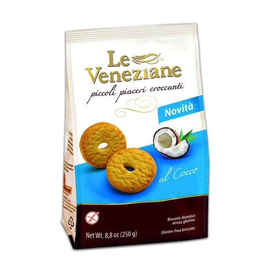 Biscotti al Cocco 250 g Glutenfrei LE VENEZIANE