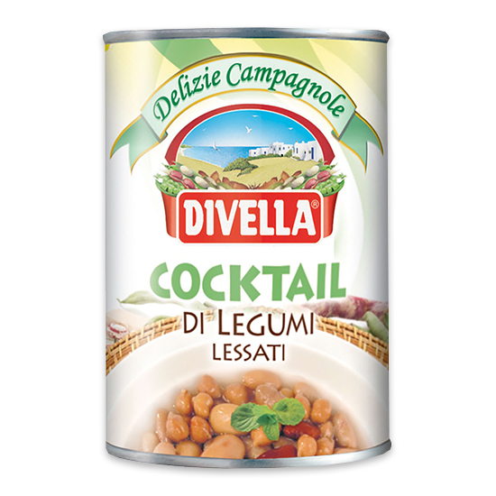 Cocktail di Legumi Lessate / Mischung aus verschiedene Bohnen 400 g DIVELLA