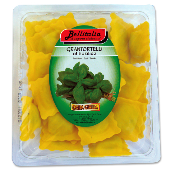 Grantortelli Basilico / Grantortelli mit Basilikum 500 g BELLITALIA