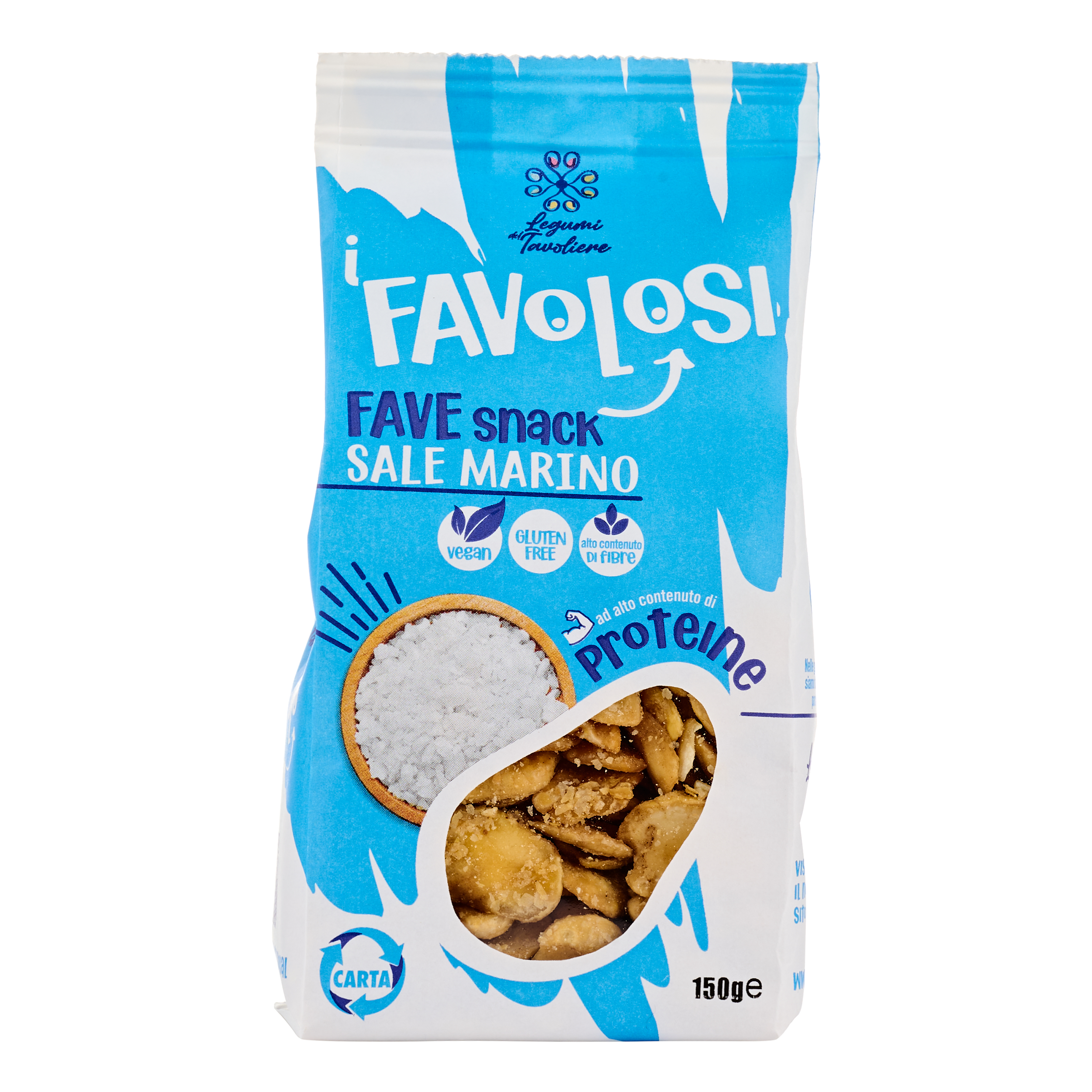 I Favolosi Fave Snack Sale Marino 150g DI NUNZIO