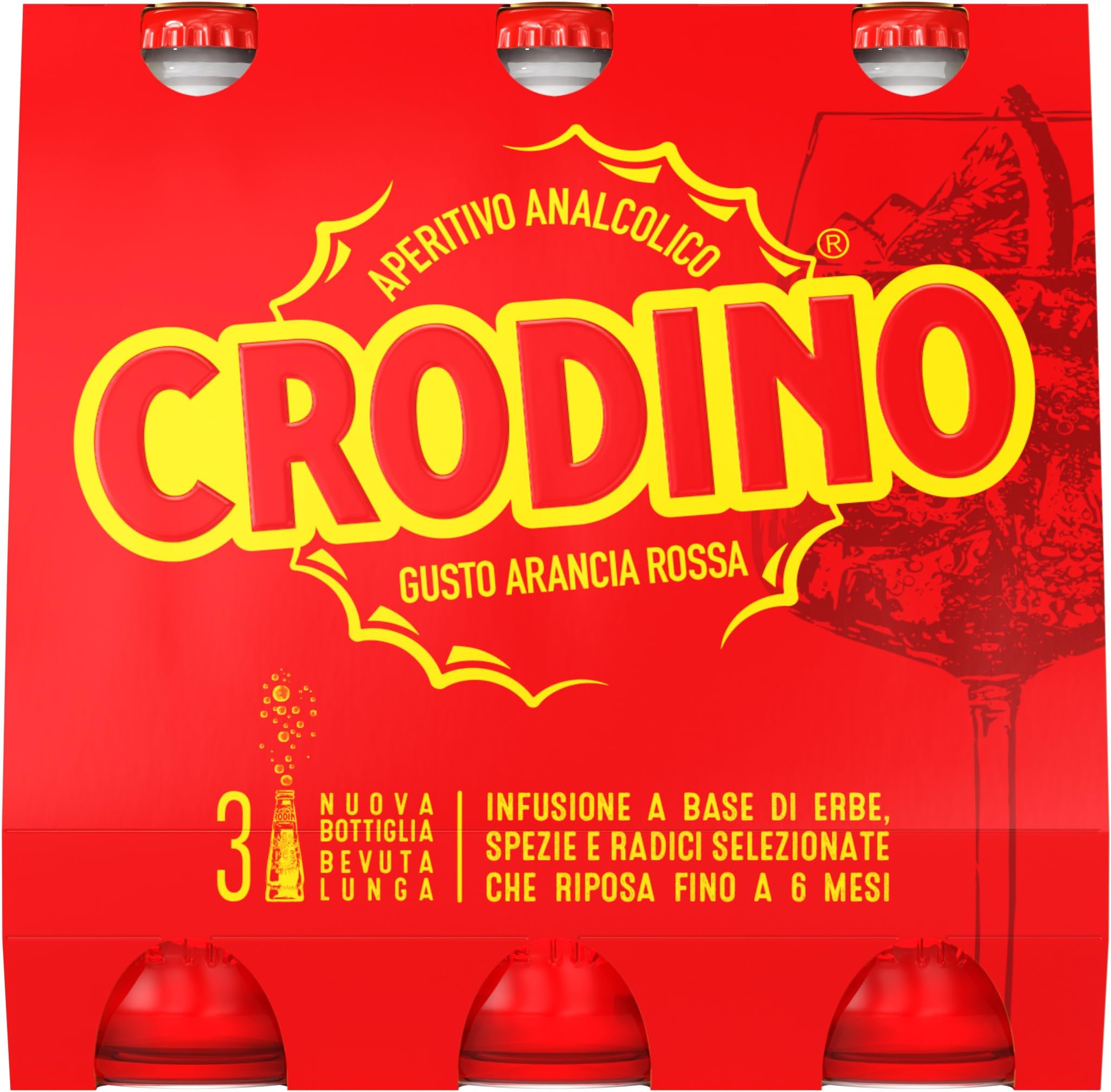 Crodino Twist Gusto Arancia Rossa 3x17,5cl