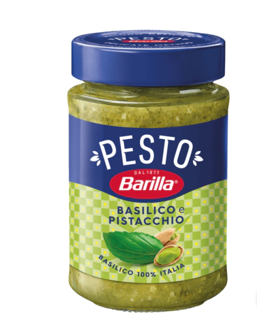 Pesto Basilico e Pistacchio 190g BARILLA / Pesto mit Basilikum und Pistazien