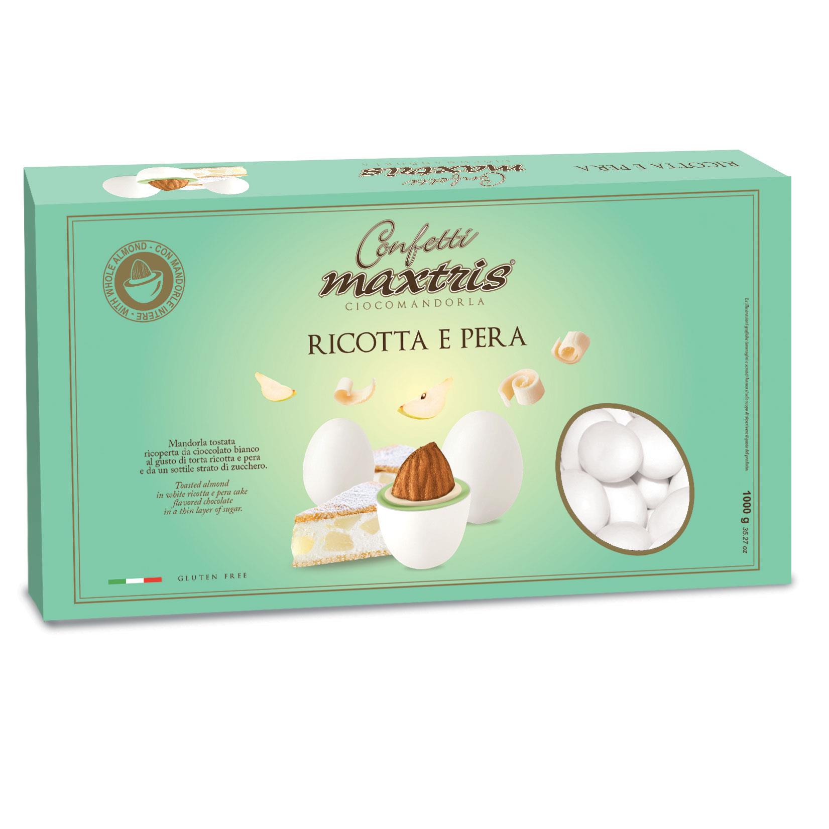 Ciocomandorla Ricotta e Pera 1kg CONFETTI MAXTRIS