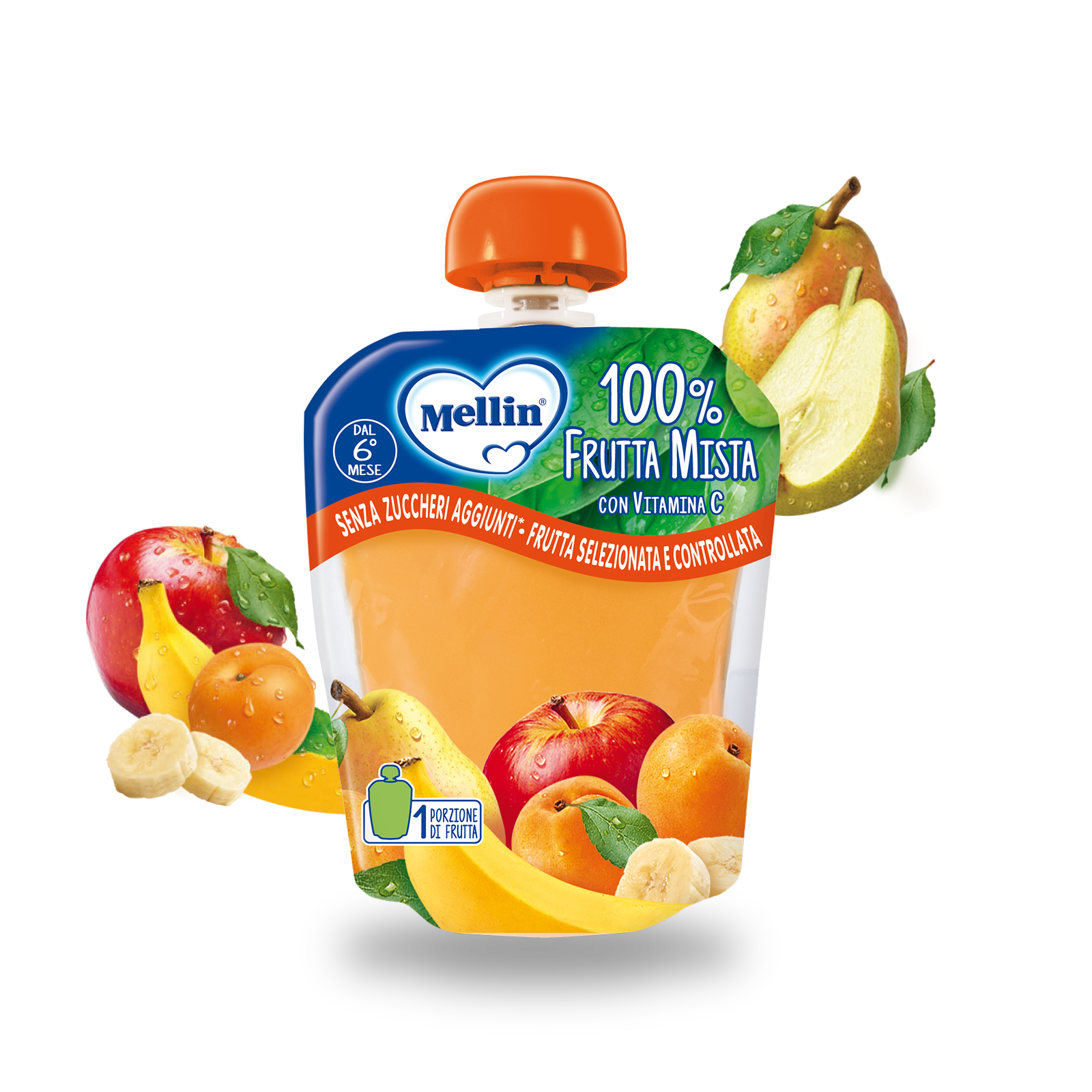 Mellin Pouch Frutta Mista 90g