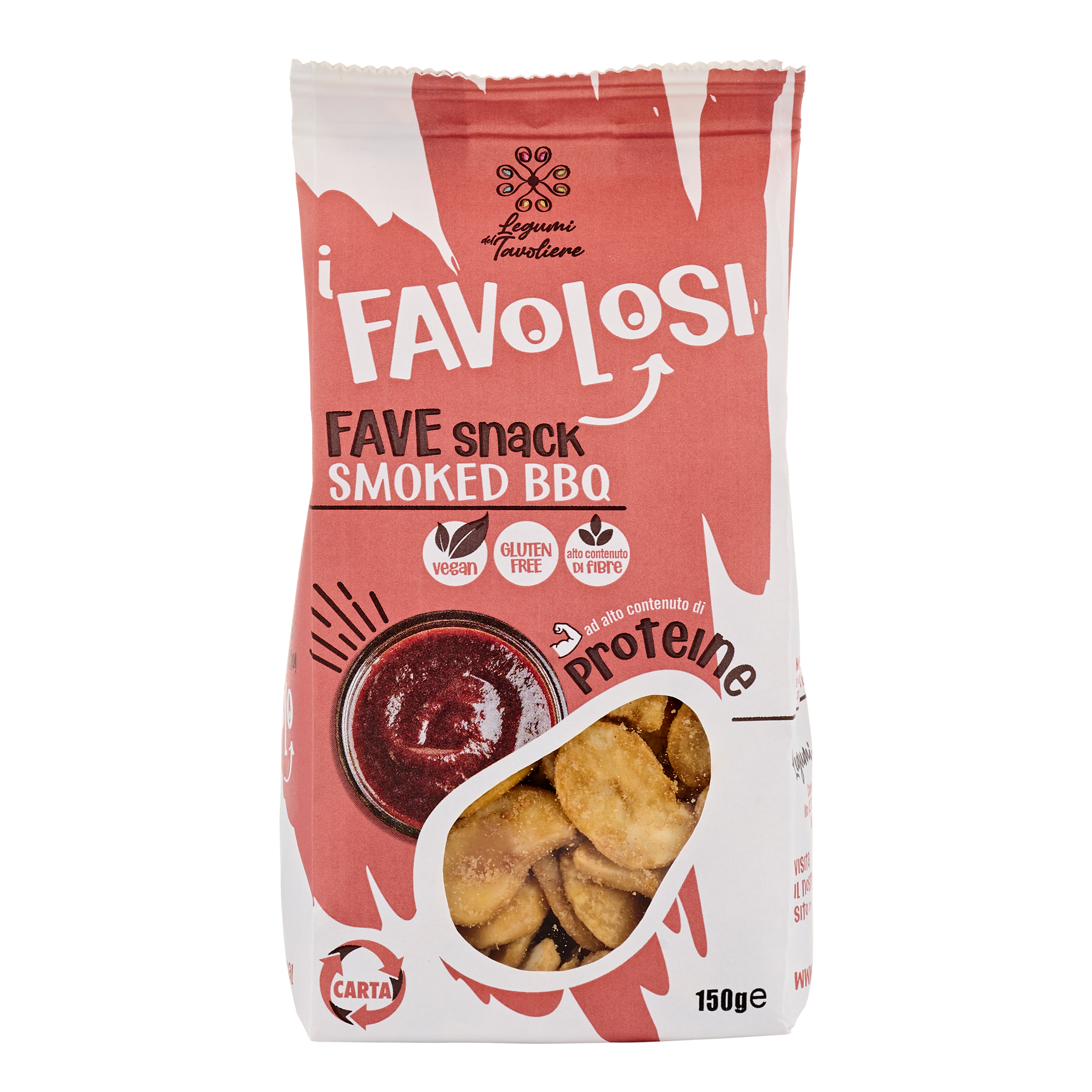 I Favolosi Fave Snack Barbecue 150g DI NUNZIO