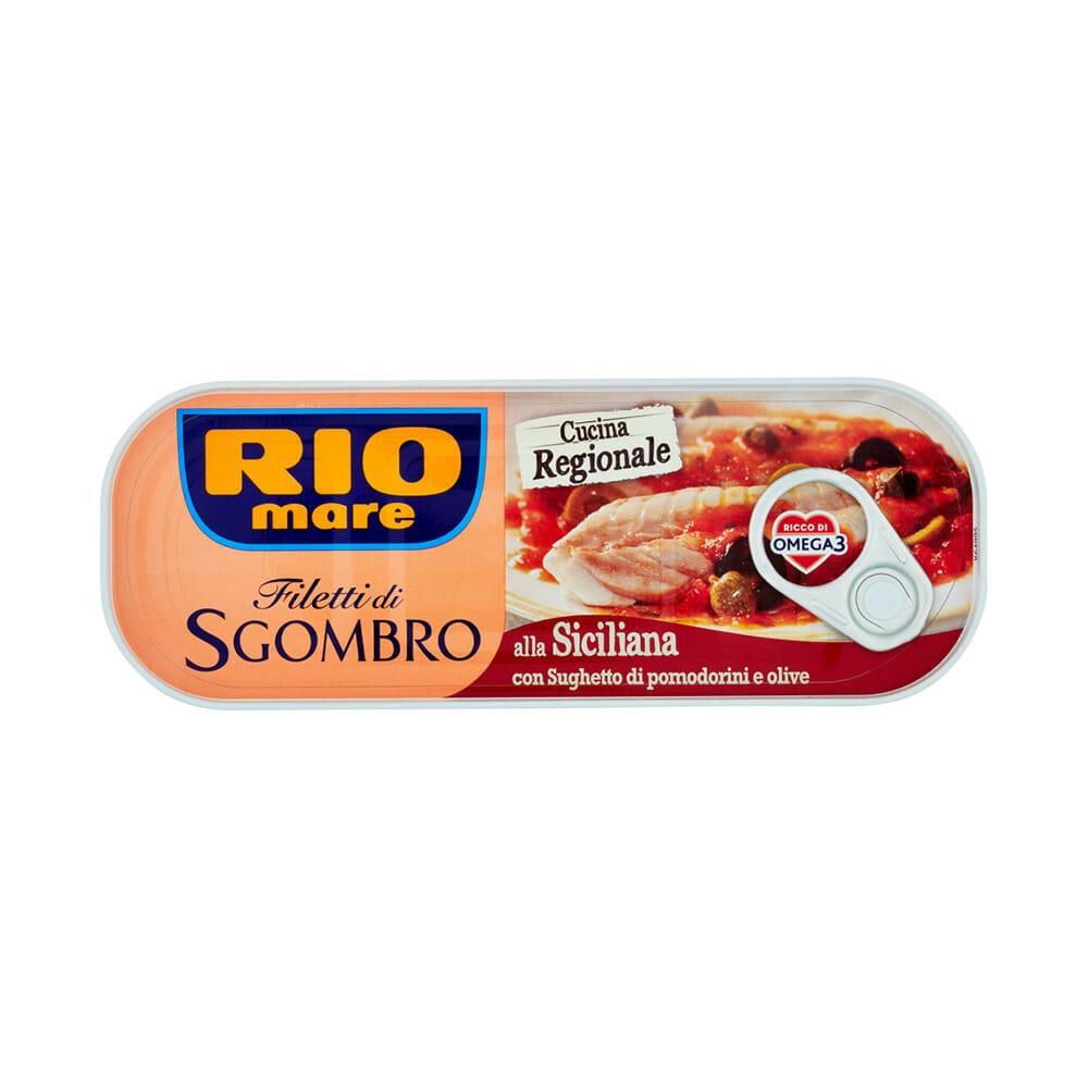 Filetti di Sgombro alla Siciliana 120g RIO MARE / Makrelenfilet mit Oliven