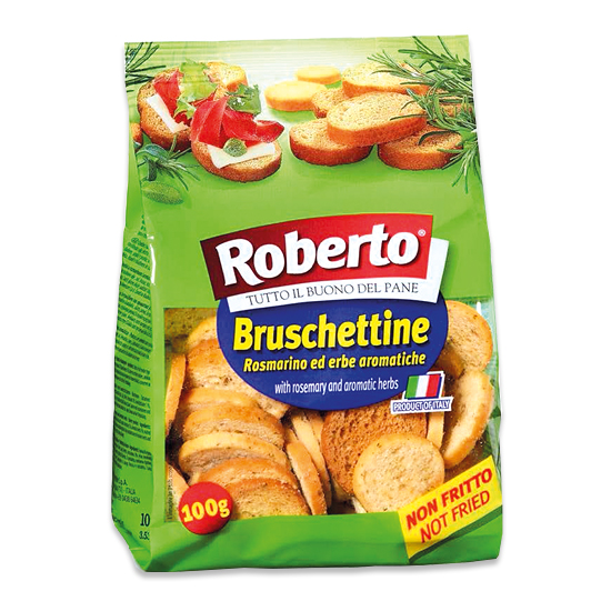 Bruschettine Rosmarino erbe aromatiche 100 g ROBERTO