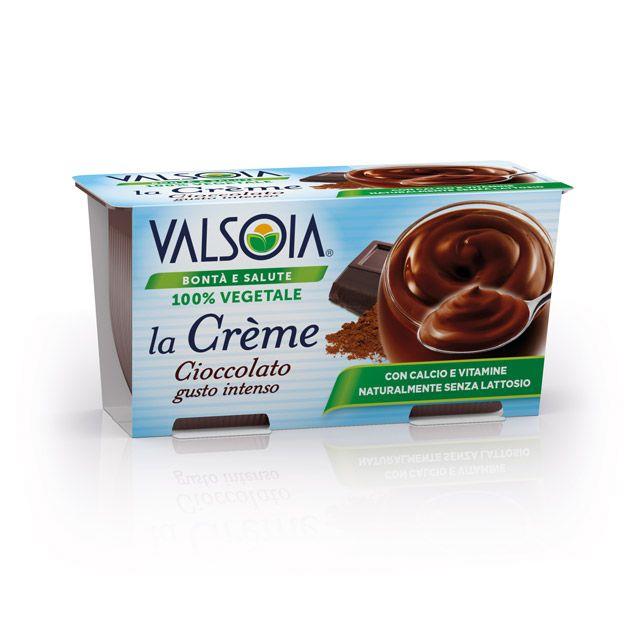 La Crème Gusto Cioccolato 230g VALSOIA / Schokoladendessert aus Sojamilch