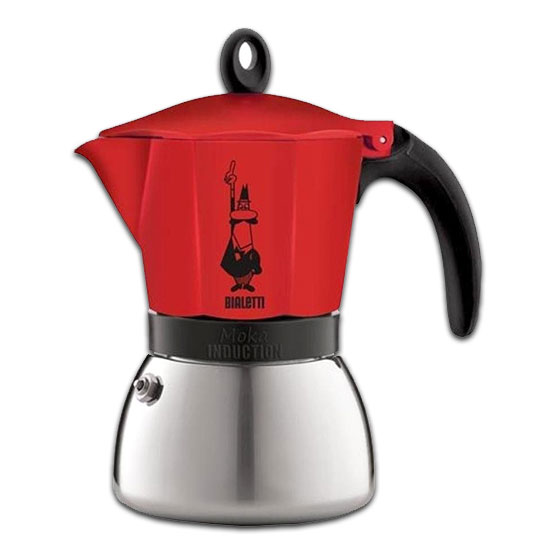 Moka INDUCTION RED 6 Tazze / 6 Tassen BIALETTI