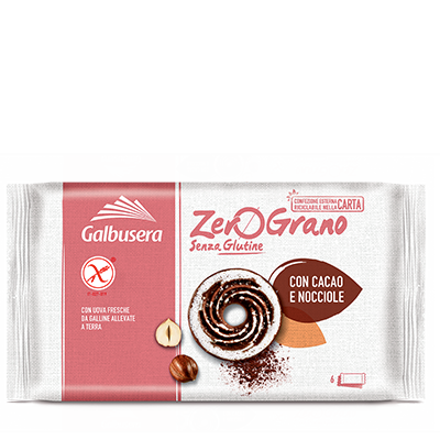 Cacao e Nocciola Zero Grano S/G 220g GALBUSERA