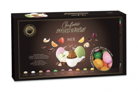 Ciocomandorla Mix 1kg CONFETTI MAXTRIS