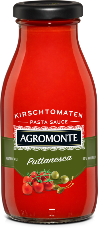 Kirschtomaten Pasta Sauce alla Puttanesca 260g AGROMONTE