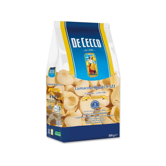 De Cecco 123 Lumaconi Rigati 500g
