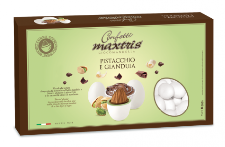 Confetti Pistacchio Gianduia 1kg CONFETTI MAXTRIS