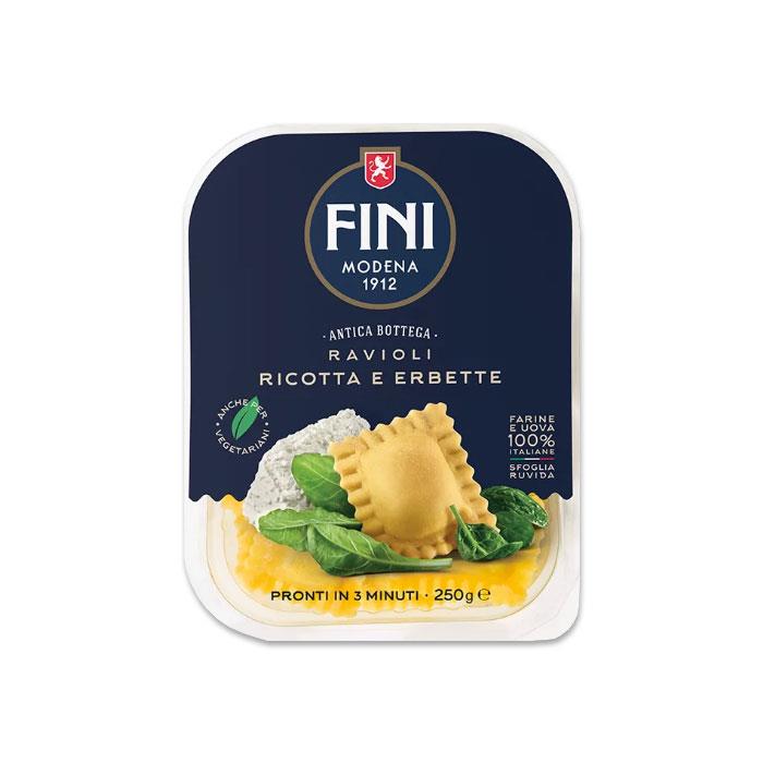 Ravioli Ricotta e Erbette 250g FINI / Ravioli mit Ricotta Käse und Kräuter