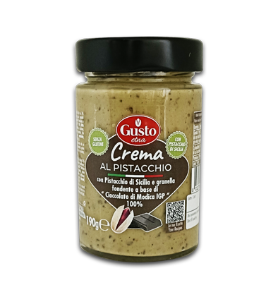 Crema al Pistacchio con Cioccolato 190g GUSTO ETNA