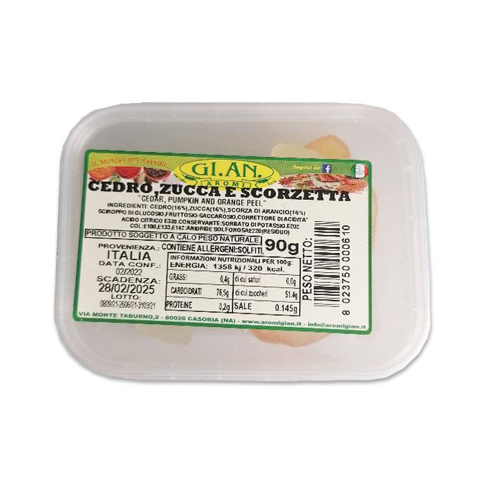 Cedro Zucca e Scorzetta 90g GI.AN. / kandierte Früchte GI.AN.