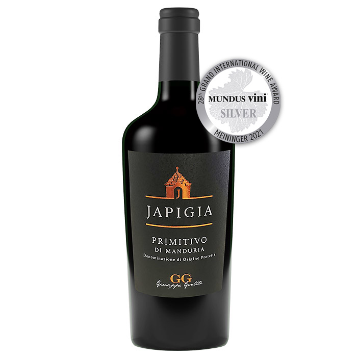 Japigia Primitivo di Manduria 0,75 L GIUSEPPE GENTILE Japigia Primitivo di Manduria 0,75 L GIUSEPPE GENTILE