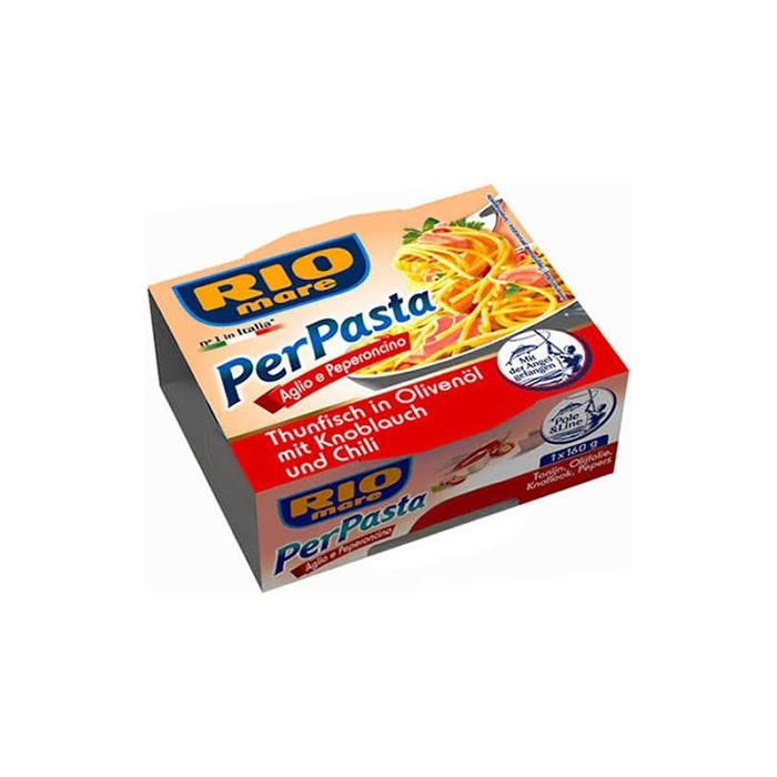 Tonno Aglio e Peperoncino 160g RIO MARE / Thunfisch mit Knoblauch und Chili