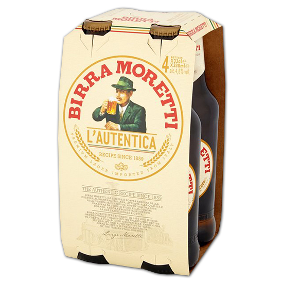Birra Moretti 4x33cl