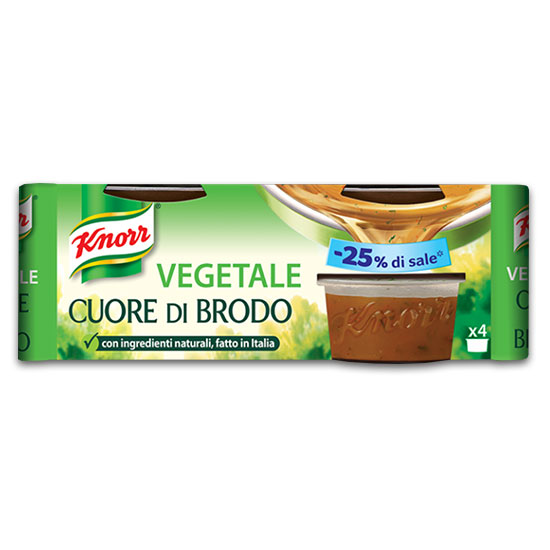 Vegetale Cuore di Brodo / Gemüsebouillon mit weniger Salz 112 g KNORR