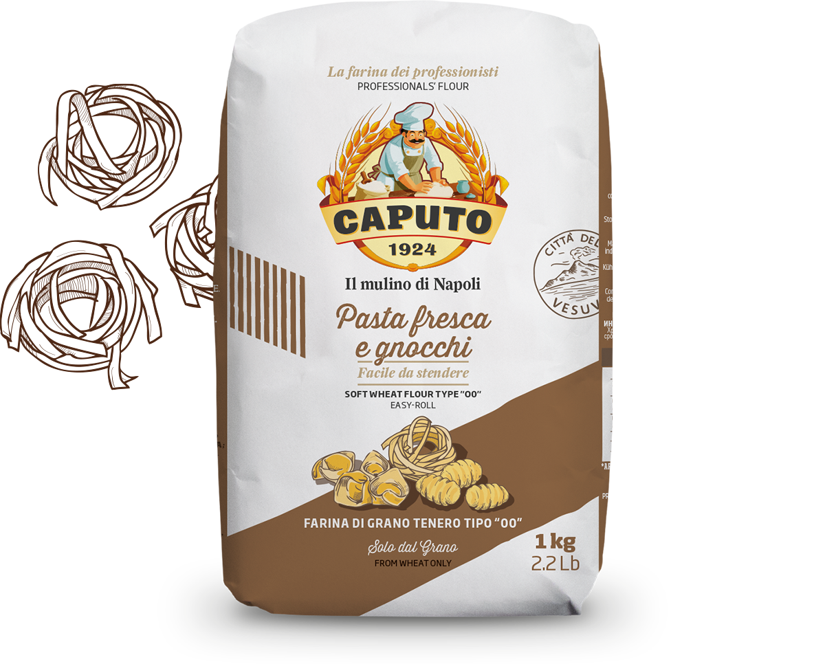 Farina Pasta Fresca e Gnocchi 1kg CAPUTO/Weichweizenmehl für frische Nudeln oder Gnocchi