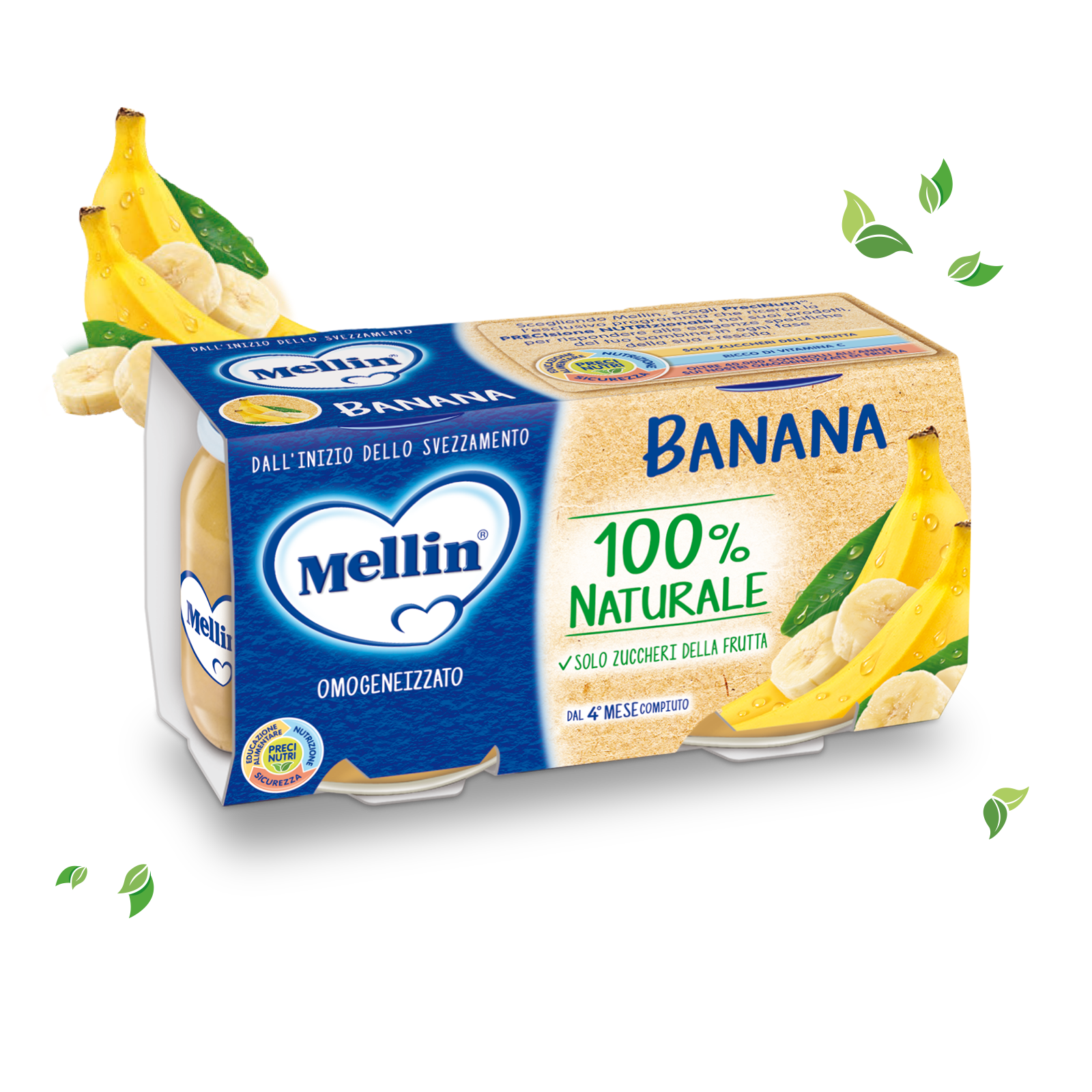 Mellin Omo Banana 2x100g