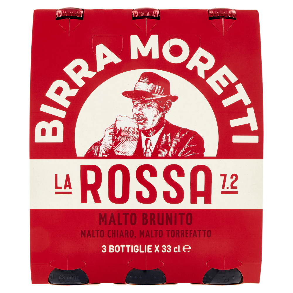 Birra Moretti LA ROSSA 3x33cl