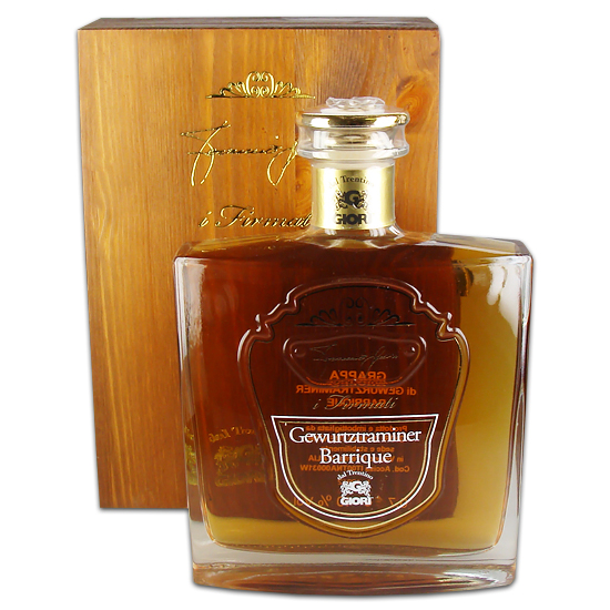 Grappa I Firmati Gewurtztraminer Barrique 0,7L GIORI Grappa I Firmati Gewurtztraminer Barrique 0,7L GIORI