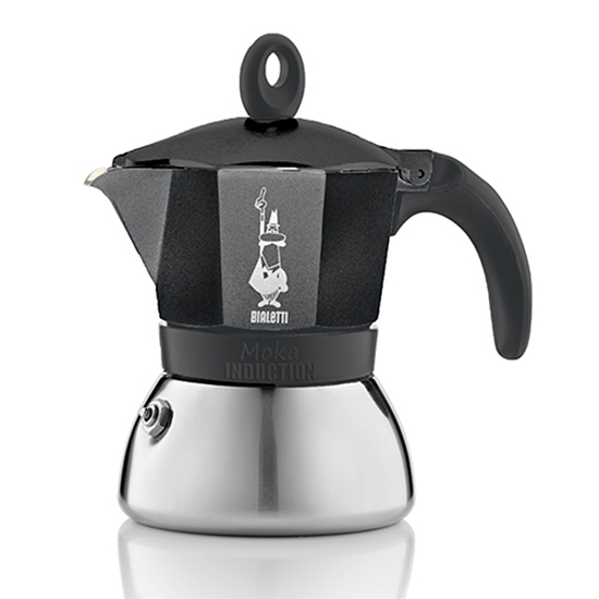 Moka INDUCTION BLACK 6 Tazze / 6 Tassen BIALETTI